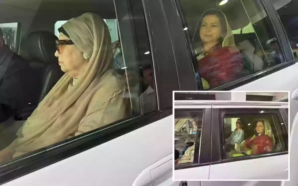 খালেদা জিয়ার সঙ্গে দেশে ফিরলেন দুই পুত্রবধূ । ১৭ বছর পর দেশে ফিরলেন জোবাইদা রহমান